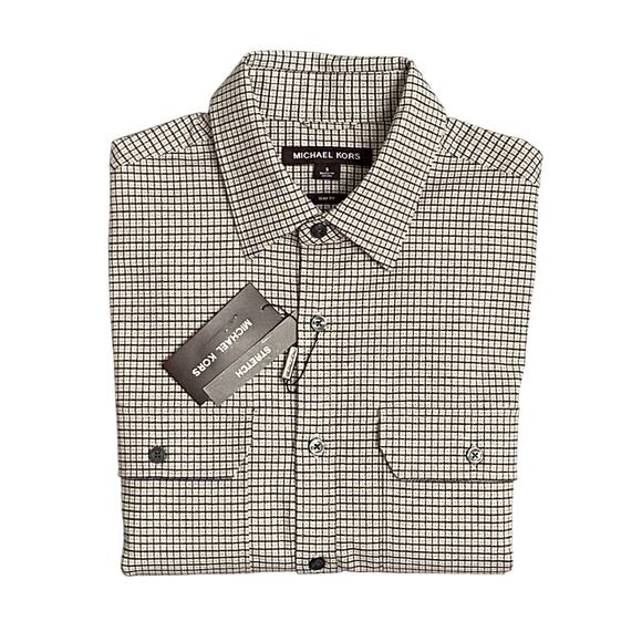 michael kors slim fit dress shirt Ultra Wrinkle Free, Men's Regular fit Spread Collared Dress Shirt Michael Kors Slim Fit Passport